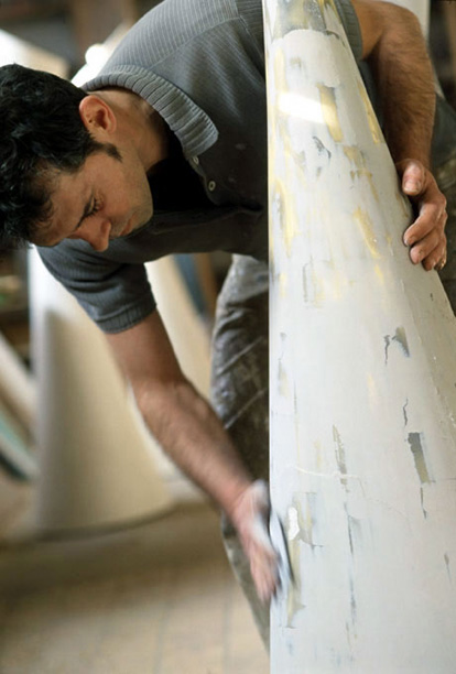 Jean Meirlean in zijn atelier