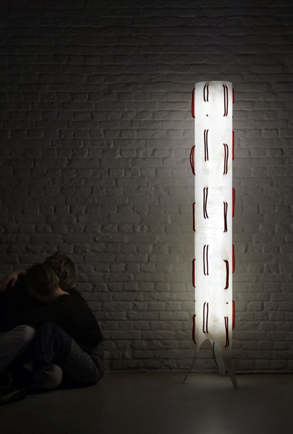 bureau van Jean Meirlaen in de loft in de stokerijstraat te Gent