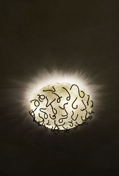 bureau van Jean Meirlaen in de loft in de stokerijstraat te Gent